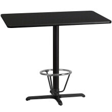 Flash Furniture 30'' X 48'' Rectangular Black Laminate Table