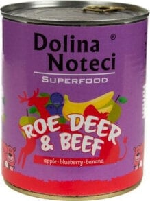 Dolina Noteci Superfood z sarną i wołowiną - mokra karma dla psa - 400g