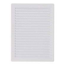 EDM Rectangular ventilation grille built-in abs mosquito net 137x207 mm