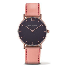 Женские наручные часы Женские наручные часы с розовым кожаным ремешком Paul Hewitt PH-SA-R-ST-B-24M ( 39 mm)