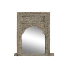 Wall mirror Home ESPRIT Natural 60 x 10 x 85 cm