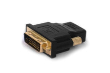 Savio CL-21 кабельный разъем/переходник DVI HDMI Черный