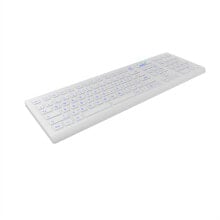 Клавиатуры KeySonic KSK-8031INEL клавиатура USB QWERTZ Немецкий Белый KSK-8031INEL-WH