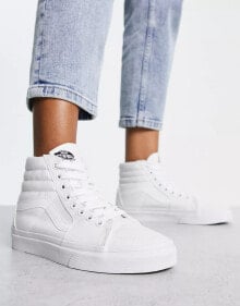 Vans SK8-Hi trainers in white купить онлайн