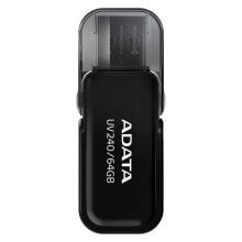ADATA UV240 USB флеш накопитель 64 GB USB тип-A 2.0 Черный AUV240-64G-RBK