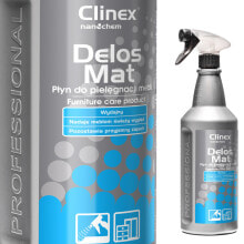 Wood furniture care liquid removes dust, dirt CLINEX Delos Mat 1L