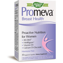 Витамины и БАДы для женщин nature's Way Promeva Женский комплекс с дииндолилметаном, лигнаном и витамином D3 для здоровья груди 30 капсул