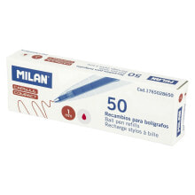MILAN Box 50 Red Ink Refills Capsule & Compact