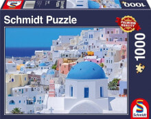 Детские развивающие пазлы Schmidt Spiele Puzzle PQ 1000 Santorini Grecja