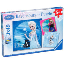 RAVENSBURGER Elsa Anna&Olaf 3 X 49 pcs Disney Frozen Puzzle