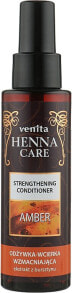 Stärkende und feuchtigkeitsspendende Haar- und Kopfhautlotion ohne Ausspülen mit Henna-, Bernstein-, Schachtelhalm- und Koffeinextrakt - Venita Henna Care Strengthening Conditioner