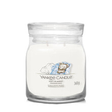 Освежители воздуха и ароматы для дома aromatic candle Signature glass medium Soft Blanket 368 g