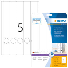 Бумага и фотопленка для фотоаппаратов HERMA 4830 самоклеящийся ярлык Белый Закругленный прямоугольник Постоянный 125 шт