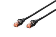 Кабели и разъемы для аудио- и видеотехники Digitus DK-1644-010/BL сетевой кабель 1 m Cat6 S/FTP (S-STP) Черный