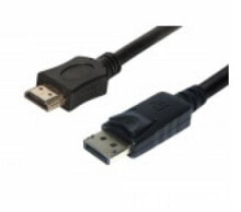 Товары для строительства и ремонта helos 118878 видео кабель адаптер 3 m DisplayPort HDMI Черный