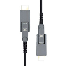 Компьютерные разъемы и переходники proXtend HDMIDD2.0AOC-015 HDMI кабель 15 m HDMI Type C (Mini) Черный