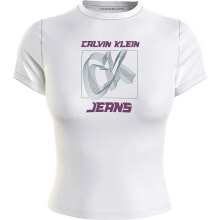 CALVIN KLEIN JEANS Hyper Real Y2K Fitted Short Sleeve T-Shirt