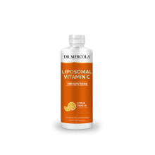 Витамин С dr. Mercola Liquid Liposomal Vitamin C Жидкий липосомальный витамин С 1000 мг 450 мл ванильно-цитрусовым вкусом
