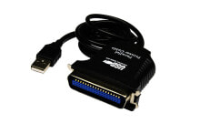 EX-1300-2 - 1 m - USB - DB25 - Black - 150 g - Win 98SE / ME / XP / Vista / Win7 / 8.x / 10 Server (2000 & 2003)