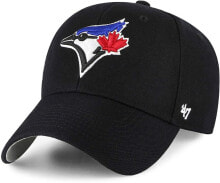 Мужская бейсболка ’47 Brand '47 Brand MVP Toronto Blue Jays B-MVP26WBV-BKH Adjustable Cap, Black, Size: One Size