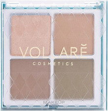 Lidschattenpalette - Vollare Crystal Clear Eyeshadow Palette