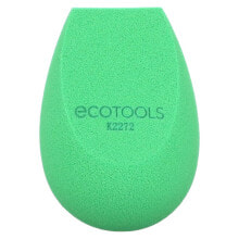 Купить кисти, спонжи и аппликаторы для макияжа ECOTOOLS: Bioblender, Compostable Makeup Sponge + Natural Infusions, Green, 1 Sponge