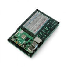 Компьютерные корпуса для игровых ПК ProtoDock - Acrylic dock for Raspberry Pi 3B/4B - PiHut TPH-04