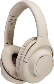 Купить спортивные наушники и Bluetooth-гарнитуры Audio-technica: Słuchawki Audio-Technica Audio-Technica ATH-S300BT, headset (beige)