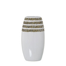 Vase Alexandra House Living White Ceramic 13 x 9 x 25 cm