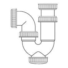 MIRTAK 01592 Extendable Curved Siphon Without Valve