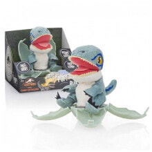 JURASSIC WORLD Drop N Pop Dino Blue Teddy