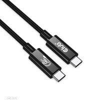 CLUB3D CAC-1575 USB кабель 2 m USB4 Gen 2x2 USB C Черный