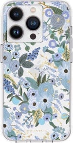 Rifle Paper Clear - Etui iPhone 14 Pro (Garden Party Blue)