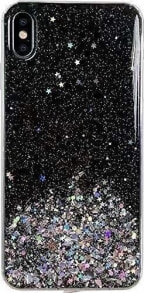 Wozinsky Wozinsky Star Glitter błyszczące etui pokrowiec z brokatem iPhone 12 Pro Max czarny