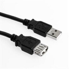 Computer connectors and adapters sharkoon 4044951015405 - 1 m - USB A - USB A - USB 2.0 - Male/Female - Black