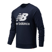 Мужские спортивные свитшоты NEW BALANCE Essentials Stacked Logo Crew Sweatshirt