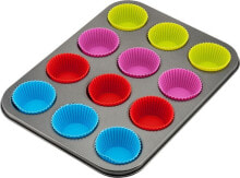 Dishes and molds for baking and baking