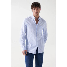 SALSA JEANS Striped Long Sleeve Shirt