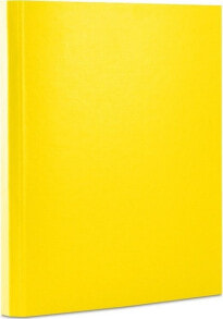 Office Products Folder with Velcro, OFFICE PRODUCTS, PP, A4 / 4cm, 3-leaf, yellow