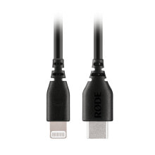 Купить компьютерные разъемы и переходники RØDE Microphones: Черный кабель Lightning - USB C RODE RØDE SC21 - 0,3 м - Мужской - RØDE Microphones