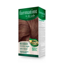 Краска для волос Farmatint	Permanent Coloring Gel No. 5 D Перманентная краска для волос на растительной основе и маслах без аммиака,оттенок золотисто-каштановый светлый