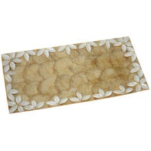 Centerpiece Alexandra House Living Beige Natural Mother of pearl 2 x 18 x 36 cm