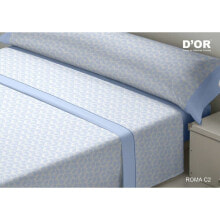 Bedding set D'Or ROMA Blue Single Franela