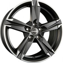 Колесный диск литой Borbet T10 matt black polished 7x17 ET50 - LK5/114.3 ML67.1