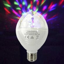 EDM RGB LED Disco Light Bulb E27 3W