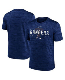 Nike men's Royal Texas Rangers Authentic Collection Velocity Performance Practice T-shirt