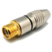 EUROCONNEX 4066N Metallic RCA Male Connector 6 mm