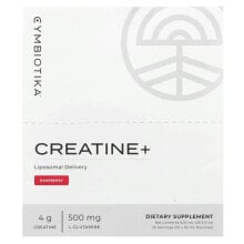 Creatine+, Raspberry, 20 Pouches, 30 ml Each