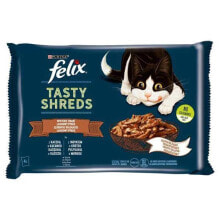 PURINA NESTLE Felix Tasti Shreds With Duck And Turkey 80g Wet Cat Food 4 Units