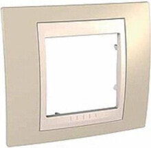 Розетки, выключатели и рамки schneider Electric Single frame Unica Plus rose sand horizontal / vertical (MGU6.002.567)